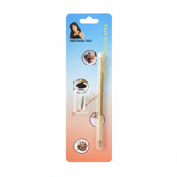Long-Lasting Hair Extension Hook Needle Lightweight Wooden Handle Latch Hook Easy to Use for Hairstylists, Crafters, Hairpiece Making, Home