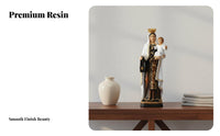 Resin Mother Holding Baby Statue Sentimental Gift Mother Holding Baby Figurine