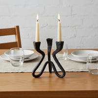 Geometric Candle Holder Nordic Cast Design Iron Candle Holder Table Centerpiece Home Decor for Reception Area
