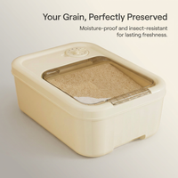 Rice Storage Container, Airtight Food Storage, Dry Food and Grains, Home Kitchen Storage, Food Storage Box, Large Airtight Food Container