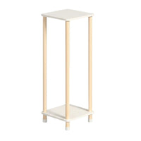 Floor-Standing 2-Tier Planter Rack Minimalist aesthetic Tiered Plant Stand Space-Saving Home Decoration adaptable Use for Homeowners, Apartment Dwellers, Office Workers, Living Room, Indoor, Balcony, Bedroom