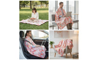 Knee Blanket Warm Throw Cozy for Journeyers, Campers, Car Travel, Camping, Office