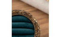 round Velvet Display Platter Elegant Design Retro Photo Prop Tray Baroque Style Trinket Dish for Photographers