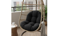 Hanging Chair Cushion Multi-Functional Round Seat Pad Multipurpose Use Tufted Seat Cushion for Outdoor, Balcony, Patio