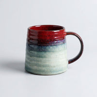 Ceramic Coffee Mug with Handle, 15oz Large Capacity Tea Cup for Hot and Cold Beverages, Handmade Glazed Drinkware for Home Kitchen Office