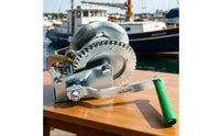 Hand Crank Winch Portable Hand Operated Winch Heavy Duty Pulling Tool for Professionals, Industrial Site, Dock, Mine