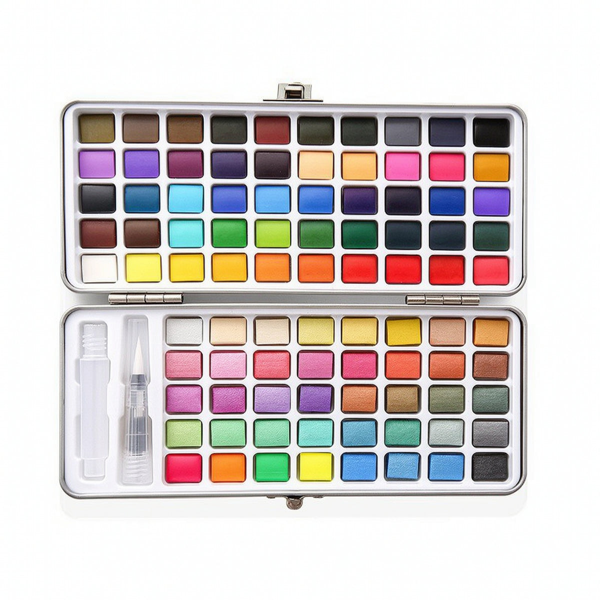 Watercolor Paint Set Solid Watercolor Set with Metal Tin Art Supplies for Artists, Classroom