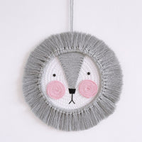 Wall-Mounted Hanging Organizer with Net for Hair Clips and Children's Items, 6 Layers, Cotton, Modern Simple Style