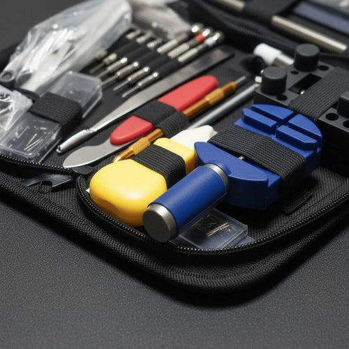 147 Pieces Watch Repair Tool Kit Portable Watch Repair Kit With Carrying Case for Watchmakers, Hobbyists, Home Use, Workshop