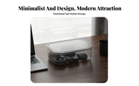 Clear Lidded container Transparent structure Storage Container adaptable for Homeowners