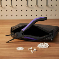 Precision Tip 3D Print Support Removal Pliers Action Flat Nose Pliers Heat-Treated Carbon Steel for Hobbyists