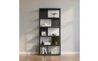 Sturdy Multi-Tier Storage Shelf Easy Organization Metal Frame Storage Rack Space-Saving Freestanding Display Rack Modern Design for Collectors, Office