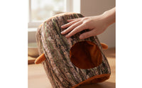 Furry Tree Stump Hat Soft Tree Stump Hat Funny Furry Headpiece for Stage Performances