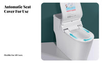 Contactless Less Operation Hygienic Toilet Seat Cover System Contactless-Costless Automatic Toilet Seat Cover Dispenser Waterproof IPX4 Bathroom Fixture Double Power Supply for Business Owners, Property Managers, Public Restrooms, Hospital