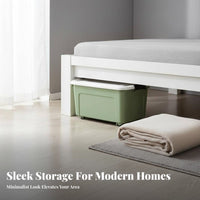 Wheeled Underbed container With casters Household Storage particulateresistant for beneath the bed