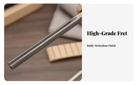 Precision Filing Guitar Fret File Professional Grade Hexagonal Fret File Protects Fretboard for Guitarists, Bass Players, Fretwork, Workshop