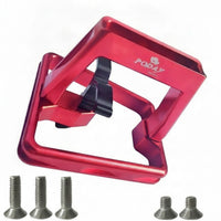 Aluminum Alloy Folding Bike Rack Mount Countersunk Screws Front Rack Mount Locking Clamp Bike Luggage Carrier Machined Metal