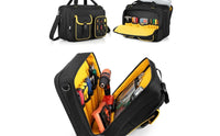 Laptop Tool Bag Heavy Duty Tool Bag with Laptop Sleeve Durable for Electricians