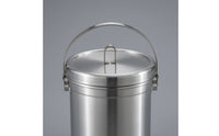 Stainless Steel Trash Can Small Trash Can with Lid Easy to Clean for Under Counter
