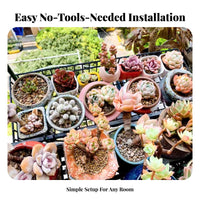 Over-the-Railing organizer Space-Saving Hanging Basket Rust-withstandant for Windowsill