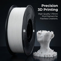 3D Printer Filament 1.75mm Pla 1kg Spool for Fused Deposition Modeling Material for Hobbyists and Prototyping