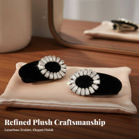 Soft Crystal Hair Fastener Elegant Design Crystal Duckbill Fastener Sparkling Jeweled Hairpin Elegant Gift Korean Design
