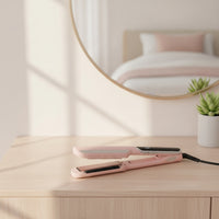 Hair Straightener Dual-Voltage Voltage Flat Iron Hair Straightener Flat Iron Anti-Frizz Appliance Smooth for Travelers, Travel