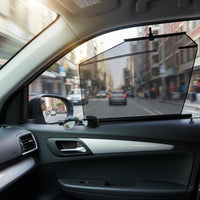 Automatic Lifting Car Window Shade UPF 50+ Automatic Lifting Car Curtain Telescopic Window Curtain Universal Fit