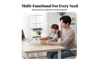 Space-Saving Desktop Book Organizer Minimalist Design Wireframe Book Organizer Multi-Purpose Tabletop Shelf Sturdy Construction for Children, Students, Office Workers, Desk, Study Room, Bedroom