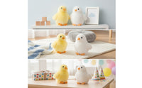 Yellow Chick Stuffed Toy Downy Chick Stuffed Toy Cute Cuddly for Children, Nursery, Shelf