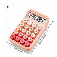 Desktop Calculator Tilted Screen Electronic Calculator Electronics Big-Button Portable for Office Workers, Classroom, Dorm Room