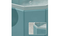 Rectangular Foldable Swimming Pool Space-Saving Collapsible Swimming Pool Long-Lasting Thickened for Backyard
