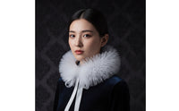 Tulle Voluminous Ruffled Layered Neckwear for Stage Performances
