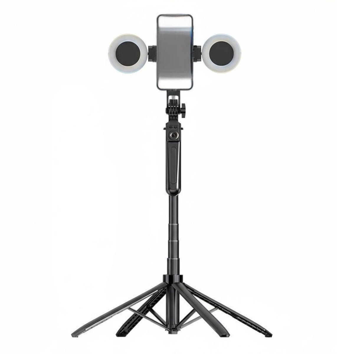Multi-Functional Design Extendable Selfie Stick Tripod Wide Compatibility Selfie Stick Tripod 360° Rotation for Travelers, Vloggers, Outdoor