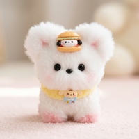 DIY Cuddly Puppy Kit Tutorial Video Included Soft Cleaner Animal Kit for Crafters, Adults, Gift Making, Home Decoration