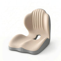 Seat Cushion with Lumbar Support Pillow Two-Tone Memory Foam Seat Cushion with Lumbar Support Pillow Supportive Removable