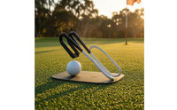 Slim 3-Ball Golf Holder Black and White Snap-on Golf Ball Holder Looped
