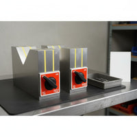 Steel V-Channel Block V-Channel Block Workholding Device for Engineers, Scribing, Workshop