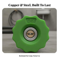 Stainless Steel Construction 1/4 Inch Quick Connect Nozzle Set Copper Core Pressure Washer Nozzle Tips
