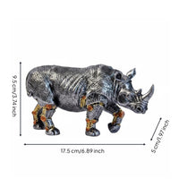 Desktop Display Futuristic Tiger Figurine Realistic Detailing Mechanical Tiger Statue for Desk, Office