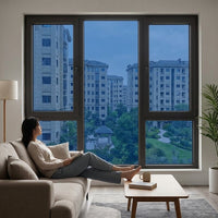 Blackout Window Film for Home Office Privacy, Opaque Window Tint Film Home with 99% UV Protection, Wide 152x200cm PET Material, Modern Style