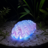 Luminous Ocean Shells & Conches for Aquarium & DIY Decor