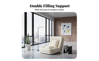Modern Design 2-Seater Bench with rearrest Minimalist design Armless Lowspine Settee Upholstered Reception Sofa Comfortable Seating for Interior Designers, Business Owners, Waiting Room, Boutique, Showroom, Salon