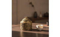 Tabletop Scent Holder Decorative Scent Holder with Lid Vintage Brass Censer for Desk