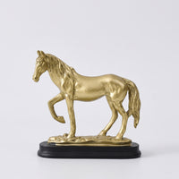 Horse Figurine Resin Decor Compact for Tv Cabinet, Desktop