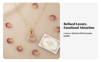 Gourd Charm Necklace Light Luxury Crystal Gourd Clavicle Chain Great Gift