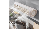 Wall Attached Cooling Device Mounted Fan Saving Wall Mounted Fan with Hooks Compact for Students, Bedroom, Dorm Room, Office
