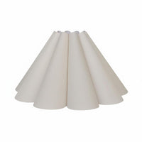Handmade Pleated Textile Lampshade Versatile Cone Shaped Light Shade Vintage Design Lampshade for Living Room