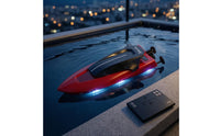 RC Speed Boat 2.4GHz Control Wireless Speedboat Rechargeable Speedboat Toy Working Lights