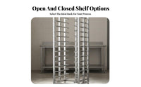 Commercial Pastry Cart Rust-Verify Rolling Bun Pan Rack Rust Verify Stainless Steel Tray Rack for Caterers, Home Cooks, Hotel, Cafeteria